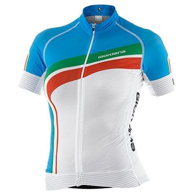 Giordana Womens FRC 'Flash' Short Sleeve Jersey - Blue - Classic Cycling