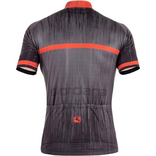 Giordana Trade "Inox" Vero Short Sleeve Jersey - Black-Red - Classic Cycling
