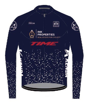 Ink Properties - Midweight Long Sleeve Jersey - Men's - Classic Cycling