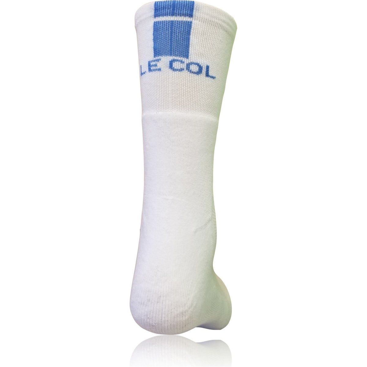 Le Col Cycling Socks White - Blue - Classic Cycling