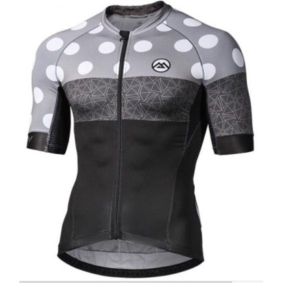 Monton Urban Climbing Flower Cycling Jersey - Gray