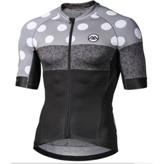 Monton Urban Climbing Flower Cycling Jersey - Gray - Classic Cycling