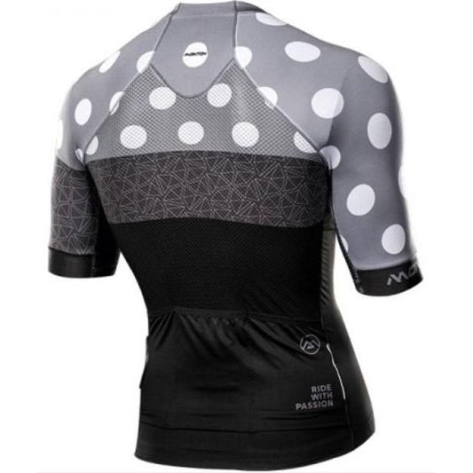 Monton Urban Climbing Flower Cycling Jersey - Gray - Classic Cycling