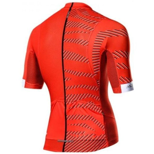 Monton Urban Selvaggio Cycling Jersey - Red - Classic Cycling