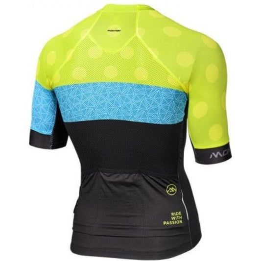 Monton Urban Climbing Flower Cycling Jersey - Yellow - Classic Cycling