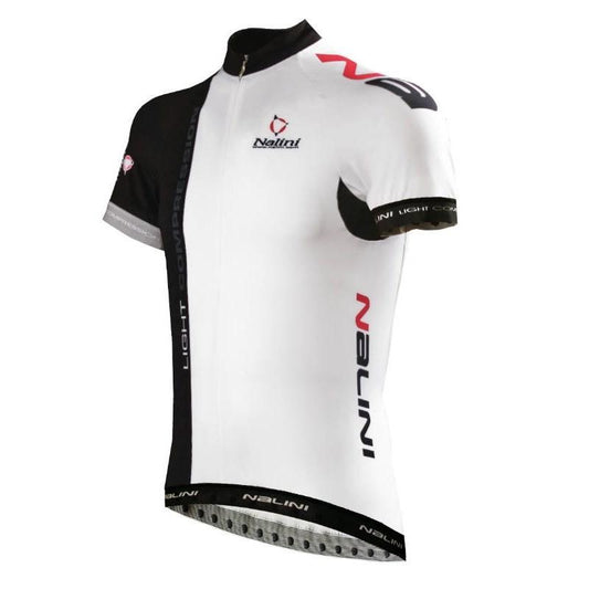 Nalini Light Compression Ti Jersey - Black White - Classic Cycling