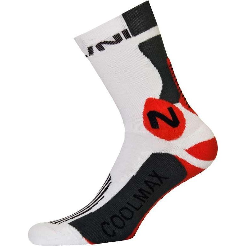 Nalini Podagria Socks - White-Red - Classic Cycling
