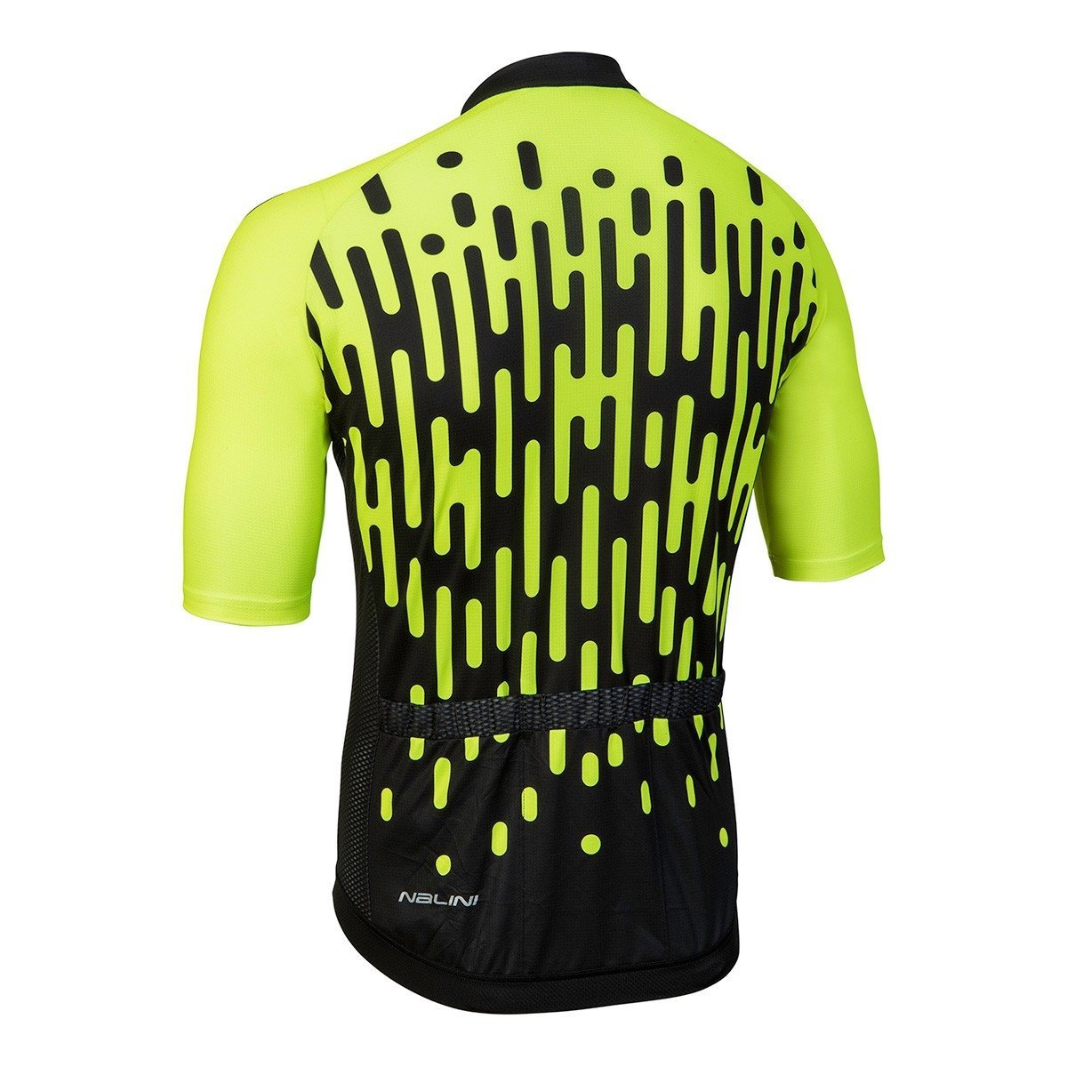 Nalini Podio Short Sleeve Jersey - Yellow-Black - Classic Cycling