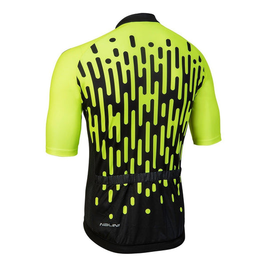 Nalini Podio Short Sleeve Jersey - Yellow-Black - Classic Cycling