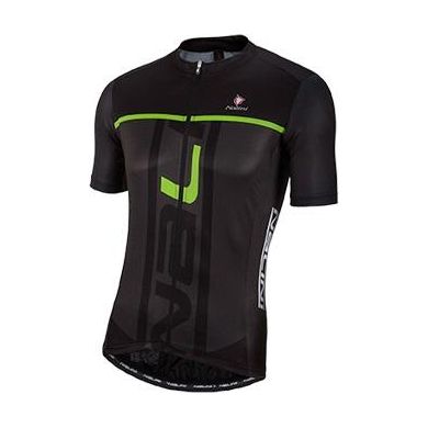 Nalini Speed Short Sleeve Jersey - Black-Green - Classic Cycling