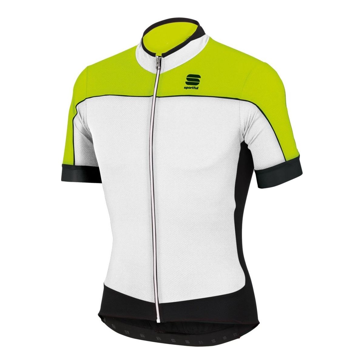 Sportful Giau Cycling Jersey - White - Fluo - Classic Cycling