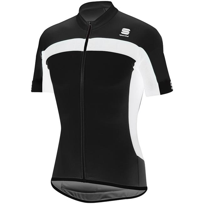 Sportful Pista Cycling Jersey - Black White - Classic Cycling