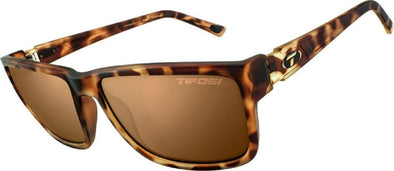 Tifosi Hagen XL Sun Glasses - Matte Tortoise w- Brown Polarized Lenses - Classic Cycling