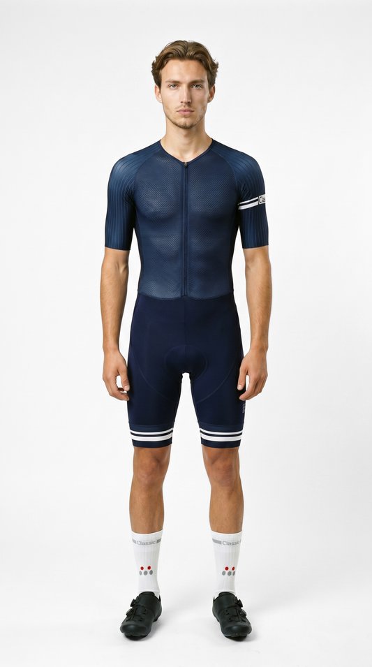 Classic Cycling Ice Aero Road Suit – Navy