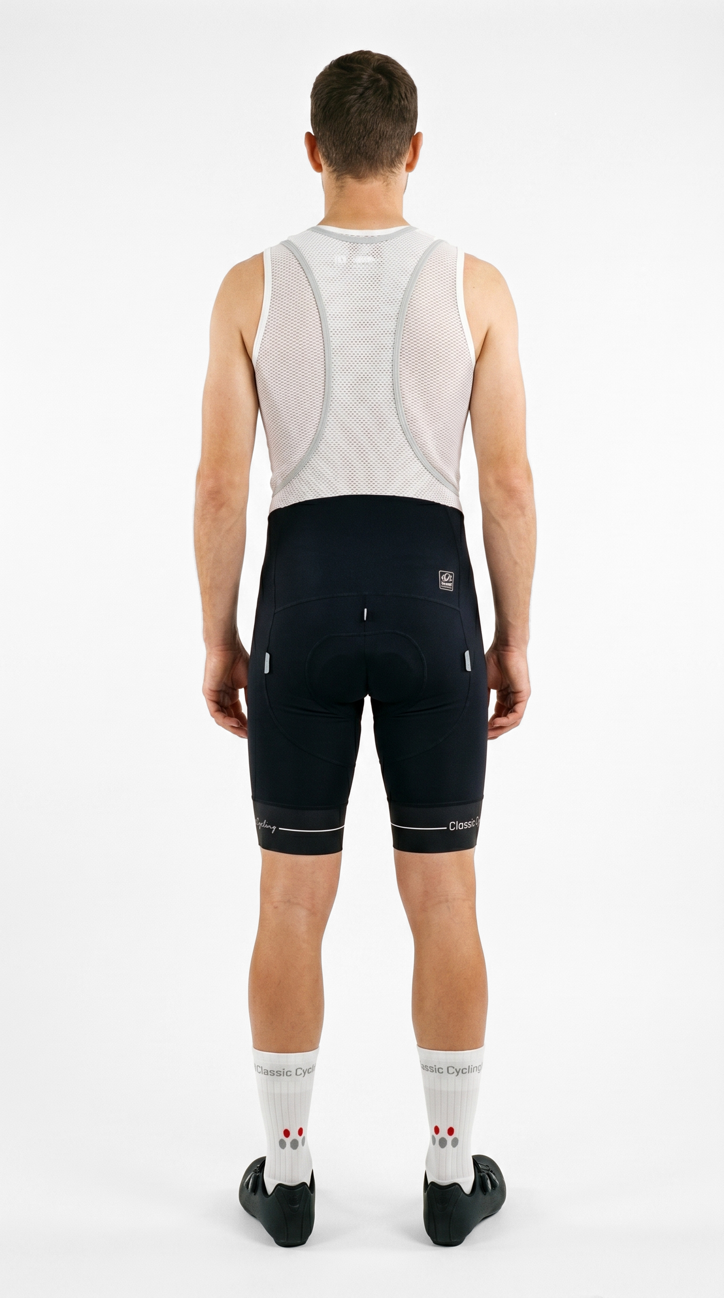 Classic Cycling Elements Men's Winter Bib Shorts – Fleece-Lined for Cold Weather Riding