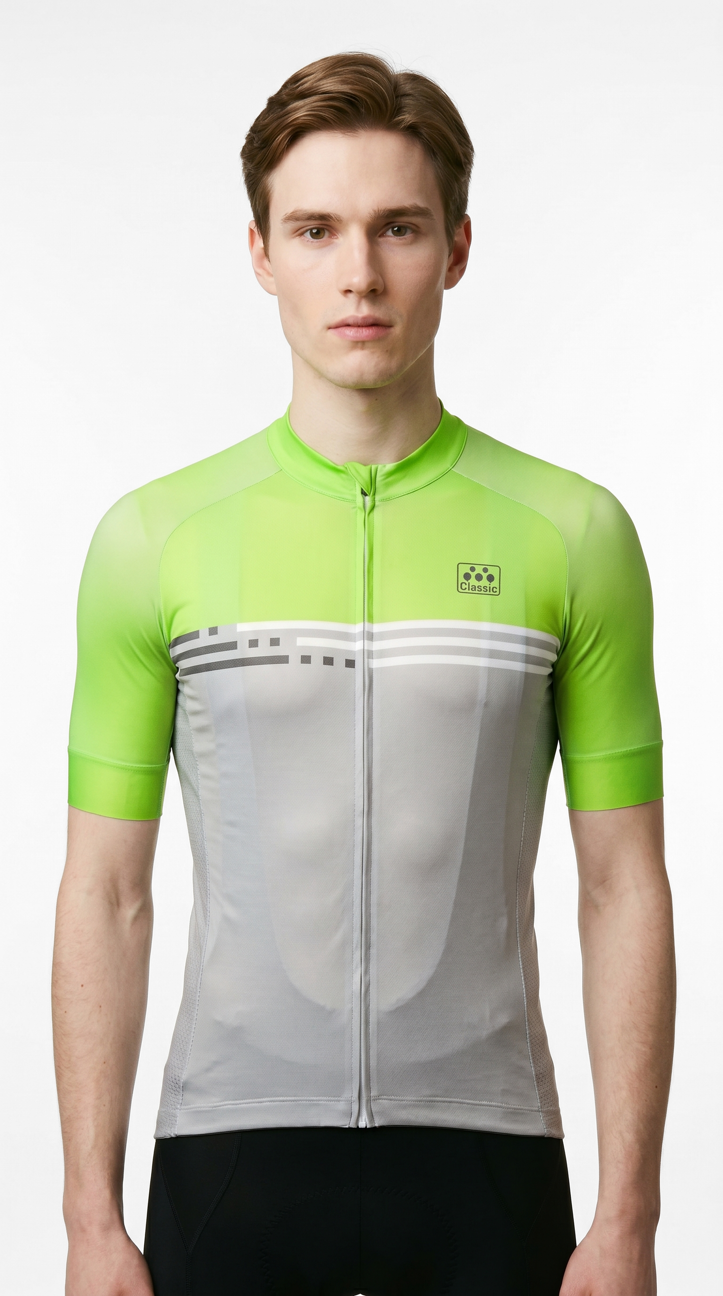 Classic Cycling Men's Tour Cycling Jersey – Green