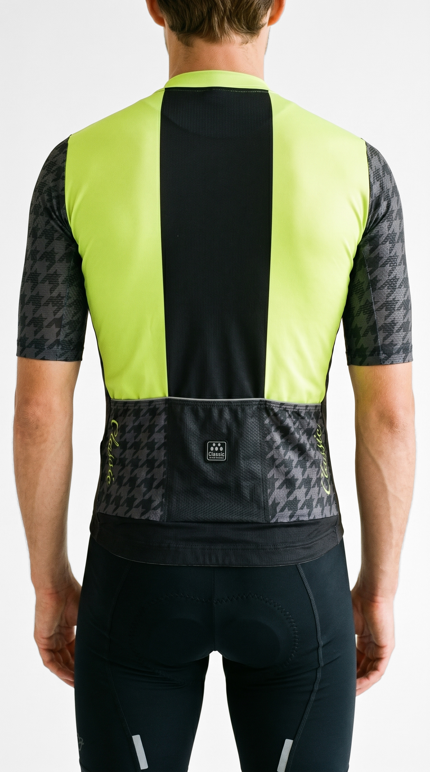 Classic Cycling Pista Men's Jersey – Houndstooth
