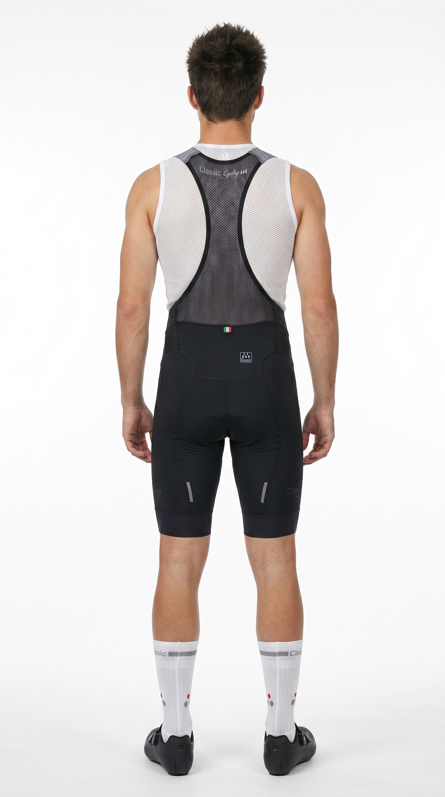 VeloPrima Men's cycling bib shorts in use during long endurance rides
