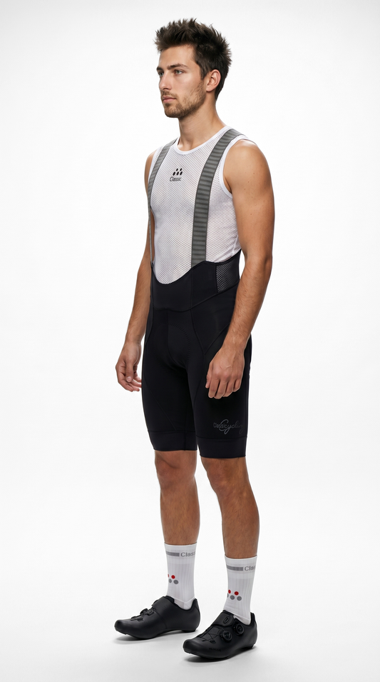 VeloPrima Italian materials Bib Short, 8 hour chamois