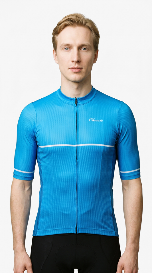 Classic Cycling Elegara Jersey – Men's Blue