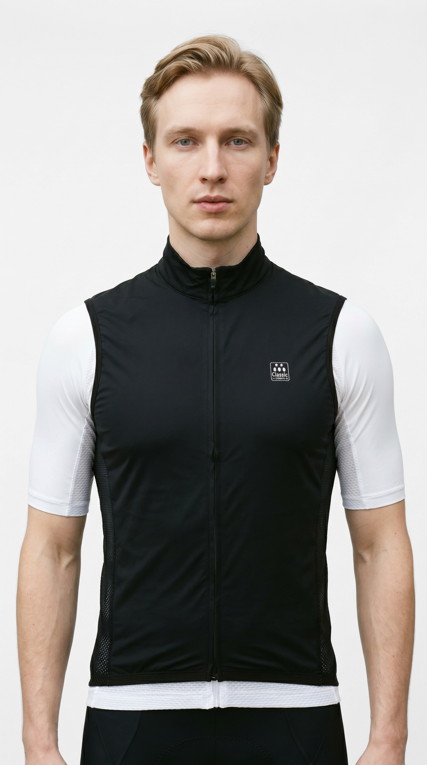 Classic Cycling Elements Wind Vest - Men's Black