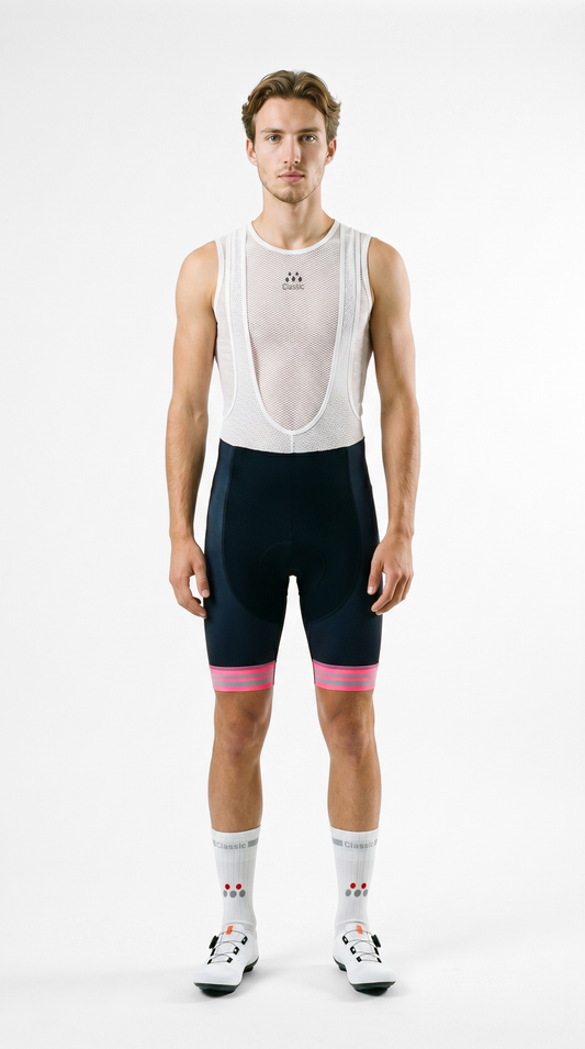 Classic Cycling Ergo Lines Men's Bib Shorts – Pink