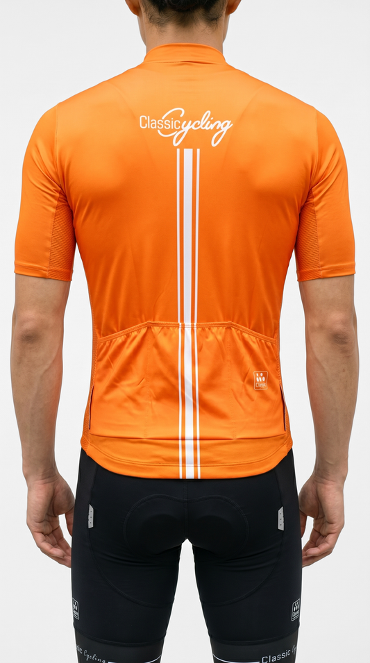 Classic Cycling Men's Flex 2 Cycling Jersey – Orange