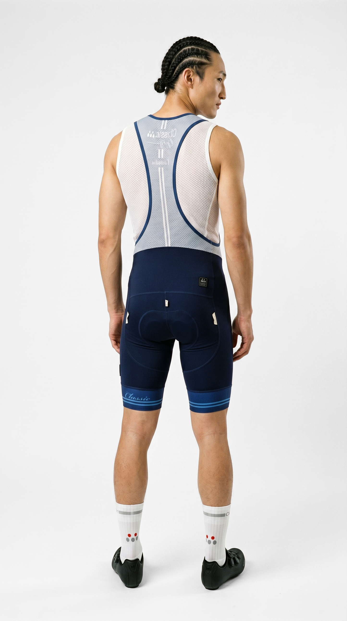 Classic Cycling Men's Fondo Bib Shorts – Navy