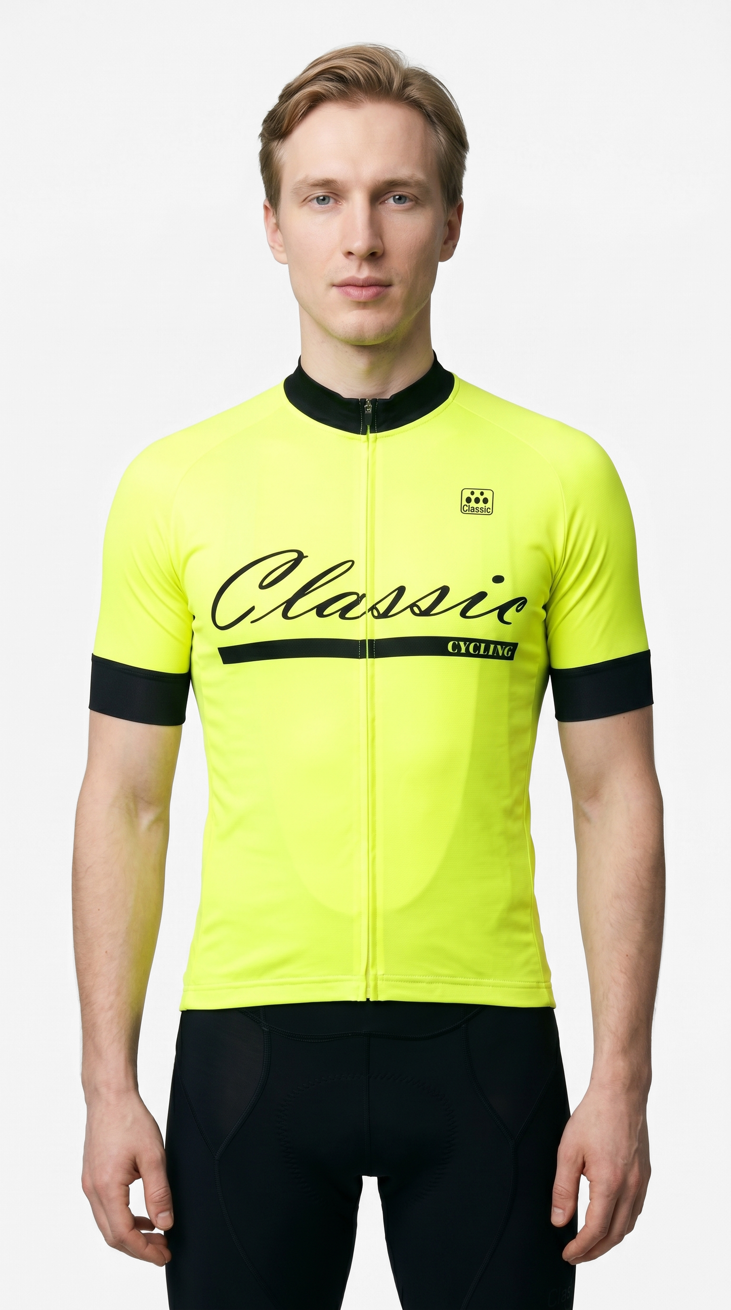 Classic Cycling Men's Fondo Jersey – Fluo
