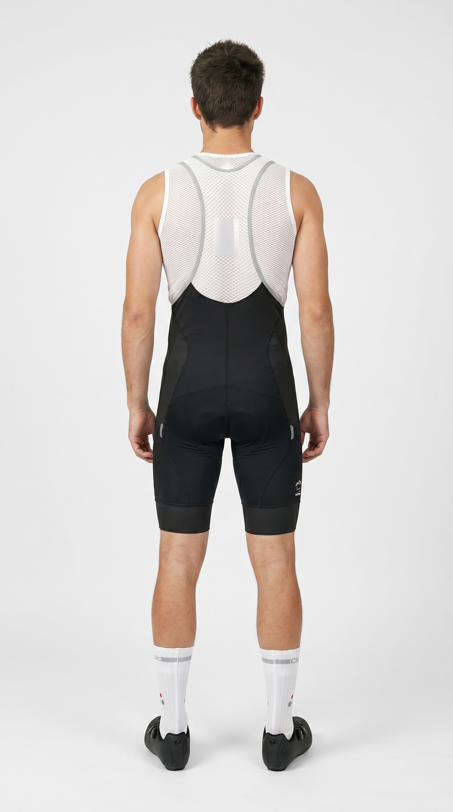 Classic Cycling Hors Category Century Men's Compression Bib Shorts – Black