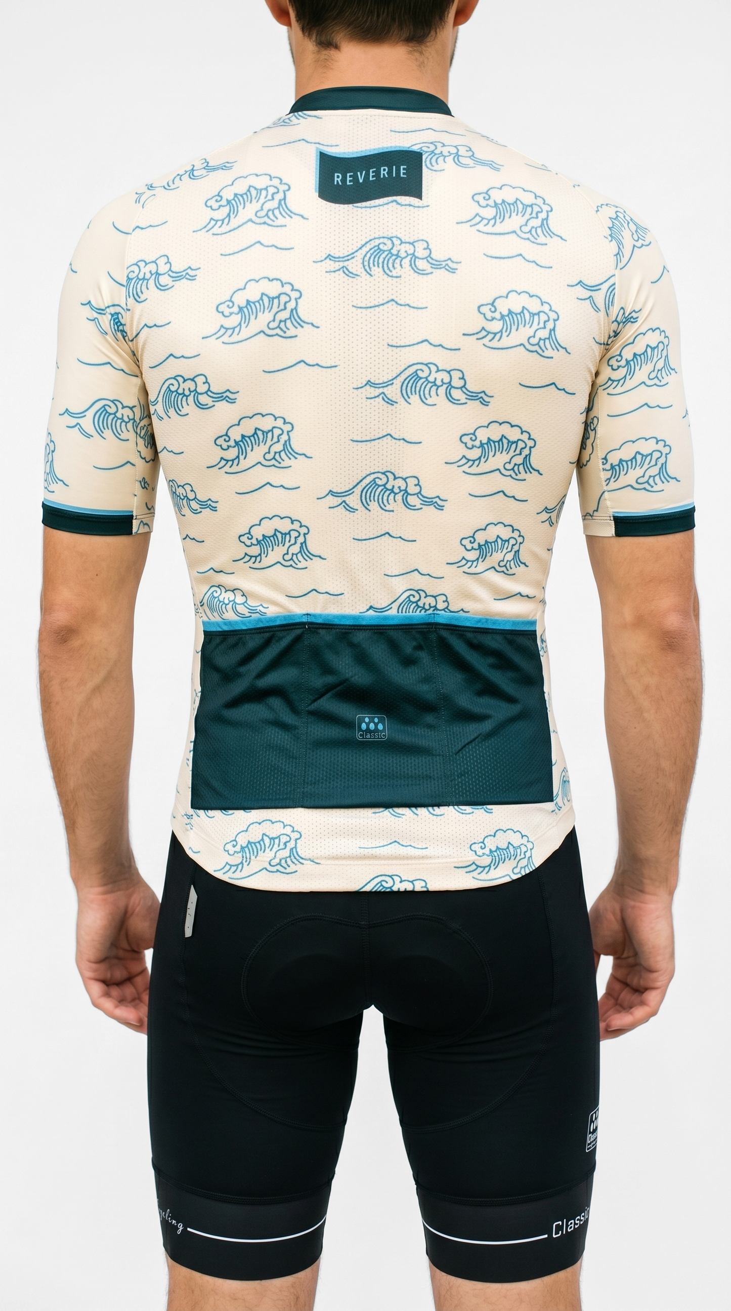 Classic Cycling Artist Series Ice Jersey - Men's - Waves