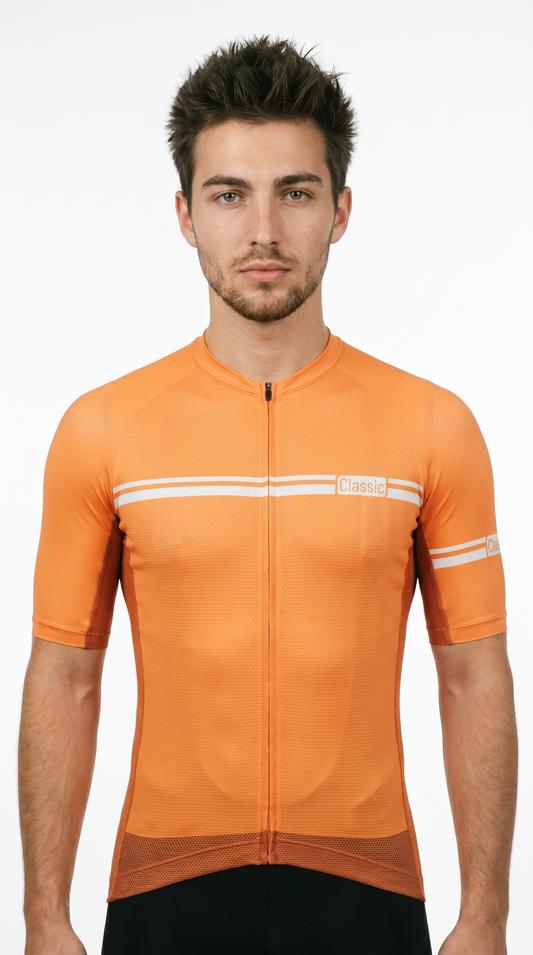 Classic Cycling Ice Jersey - Men's - Orange