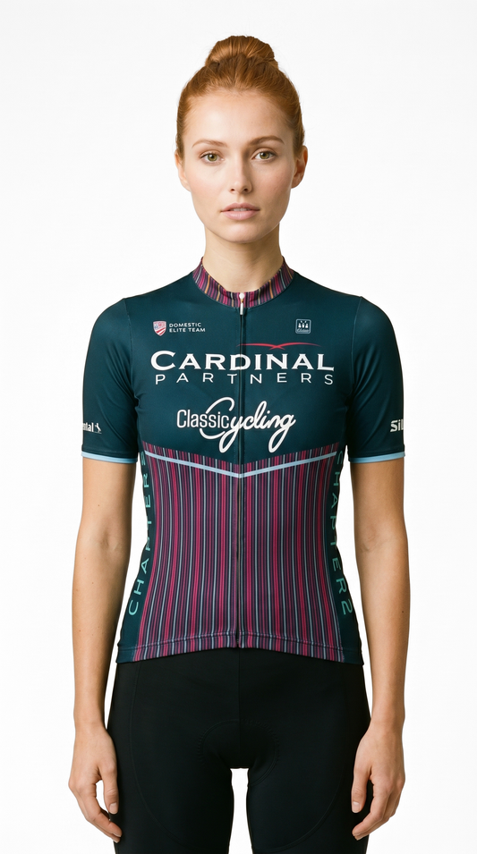 Cardinal - Classic Cycling Women's Ice Pro Jersey - Navy