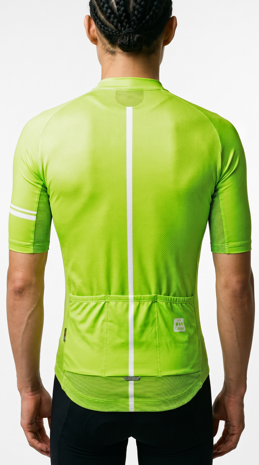 Classic Cycling Ice Jersey - Men's - Fluo Green