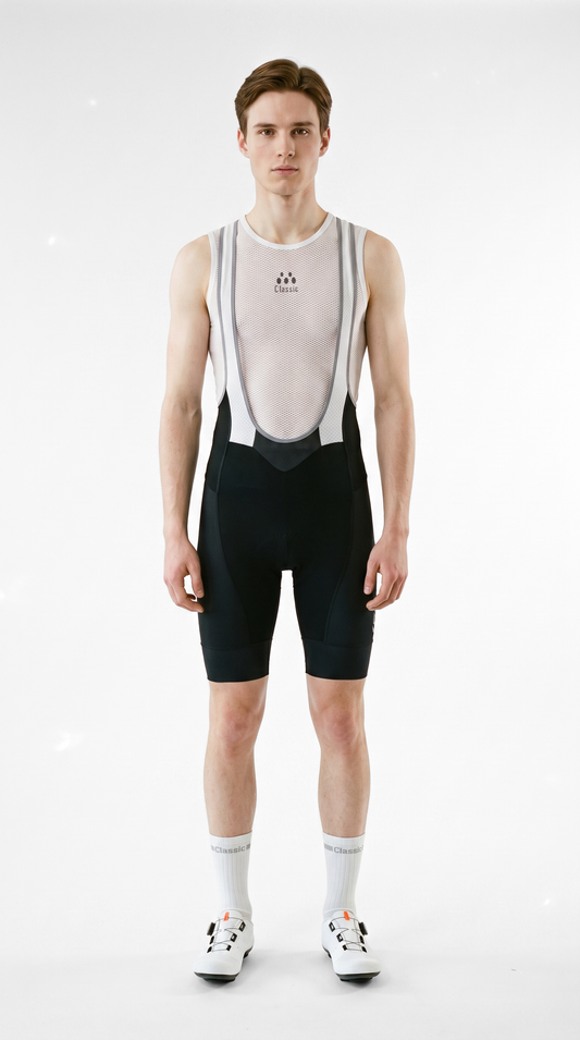 Classic Cycling Team Hors Category Black Bib Shorts - Men's