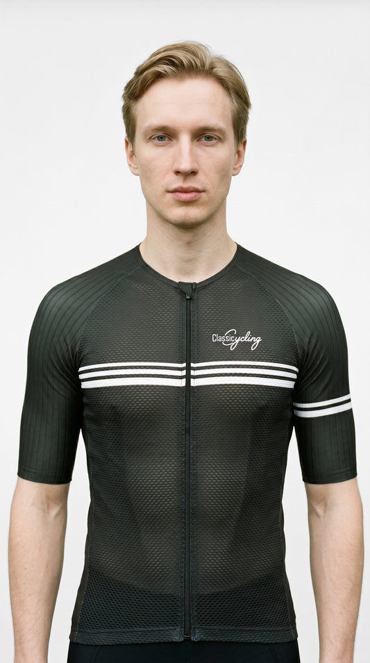Classic Cycling Ice Elite Jersey - Men's - Olive