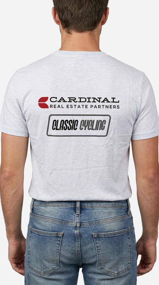 Classic Cycling - Cardinal Cycling Team White T-Shirt - Men's