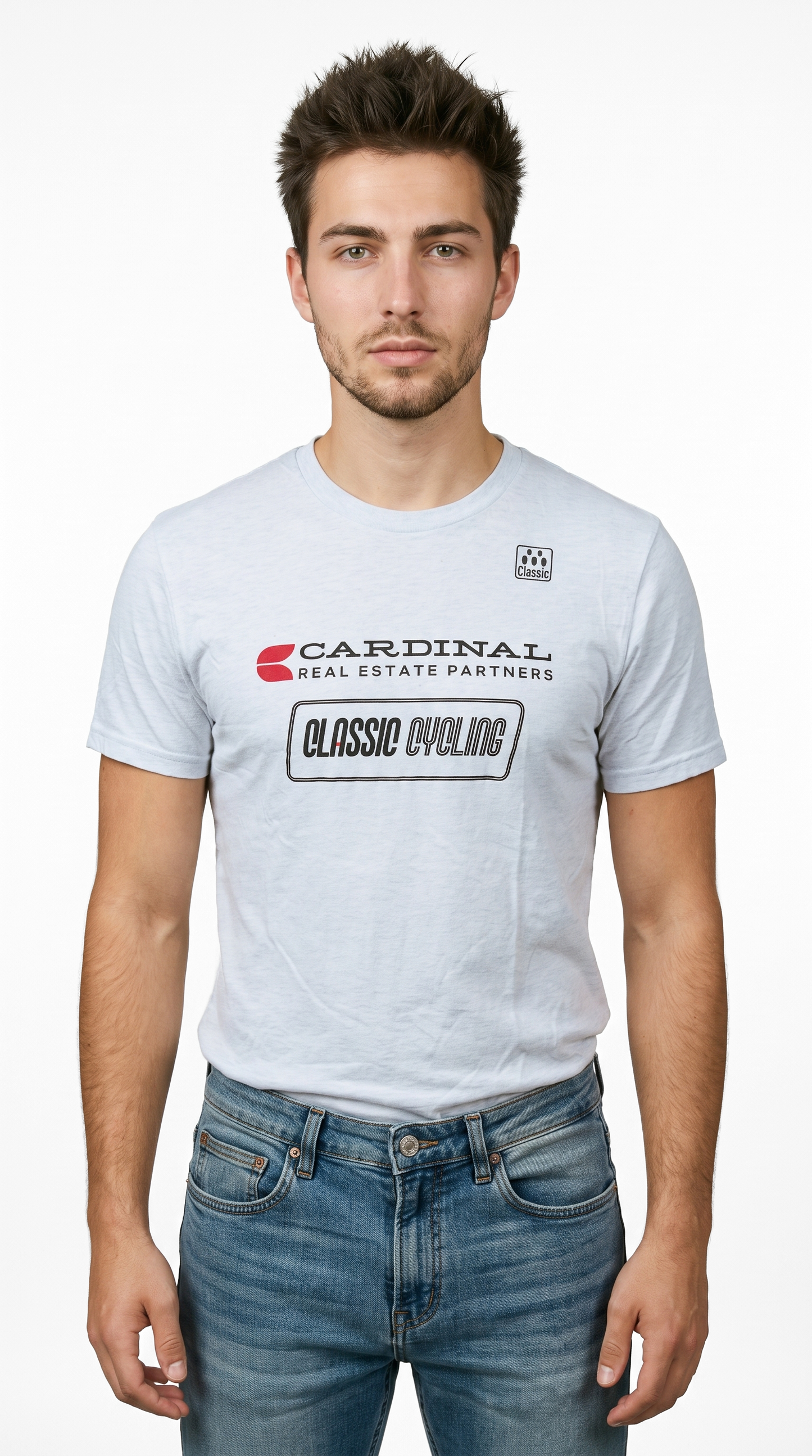 Classic Cycling - Cardinal Cycling Team White T-Shirt - Men's