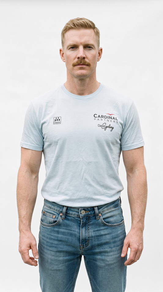 Classic Cycling - Cardinal Cycling Team White T-Shirt - Men's
