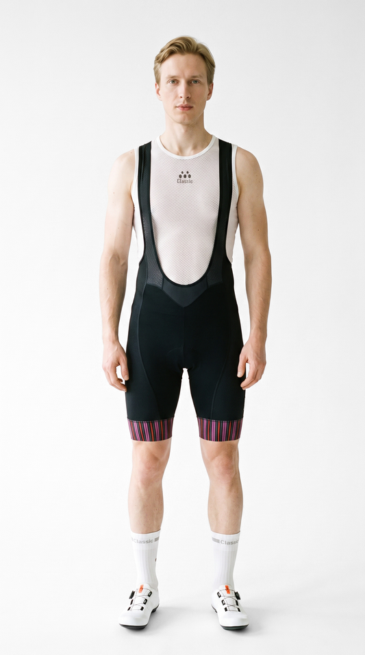 Classic Cycling Hors Category Team Cardinal Bib Shorts - Men's