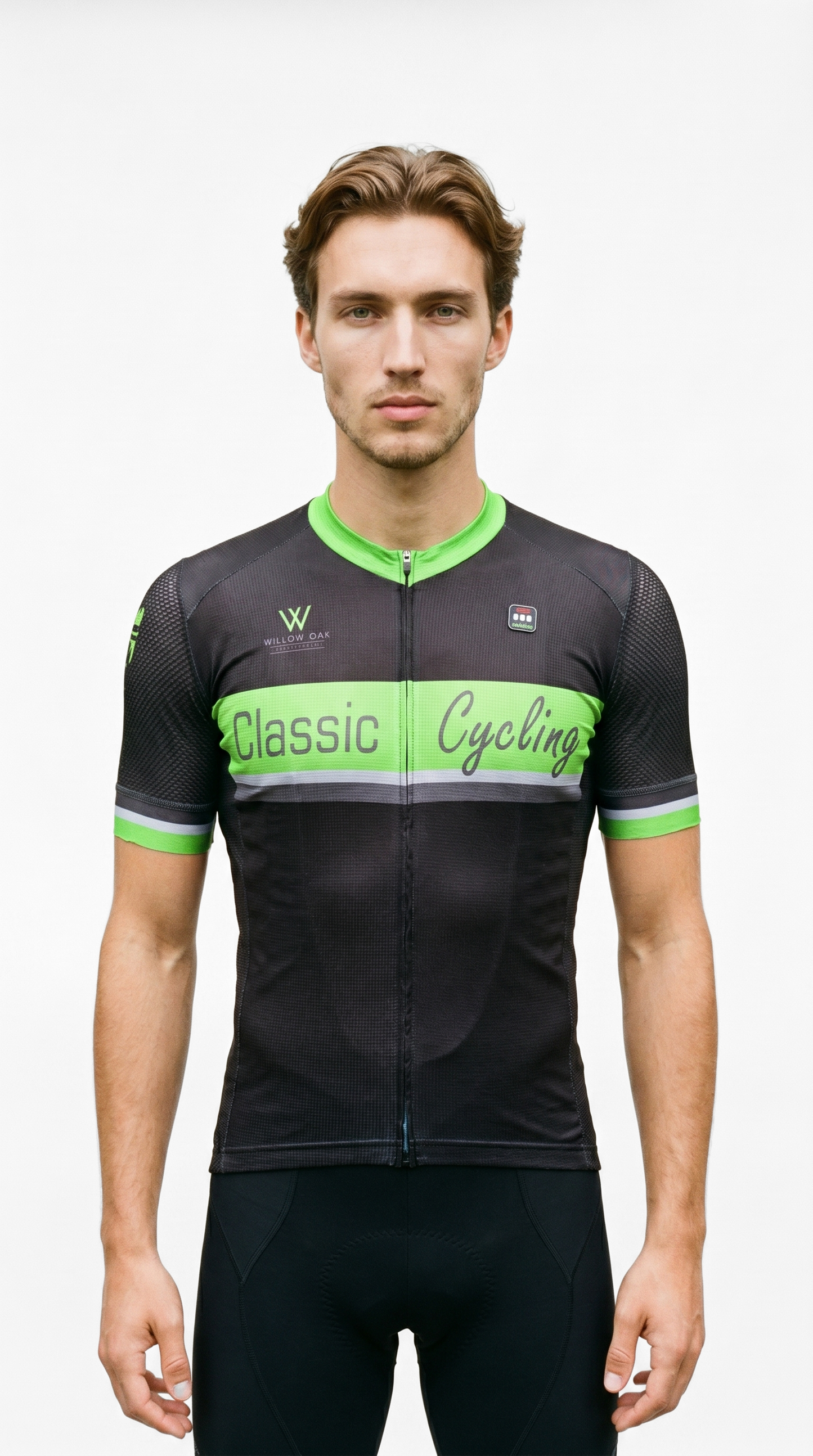 Classic Cycling Men's Pro 1.2 Jersey SAMPLE - Green