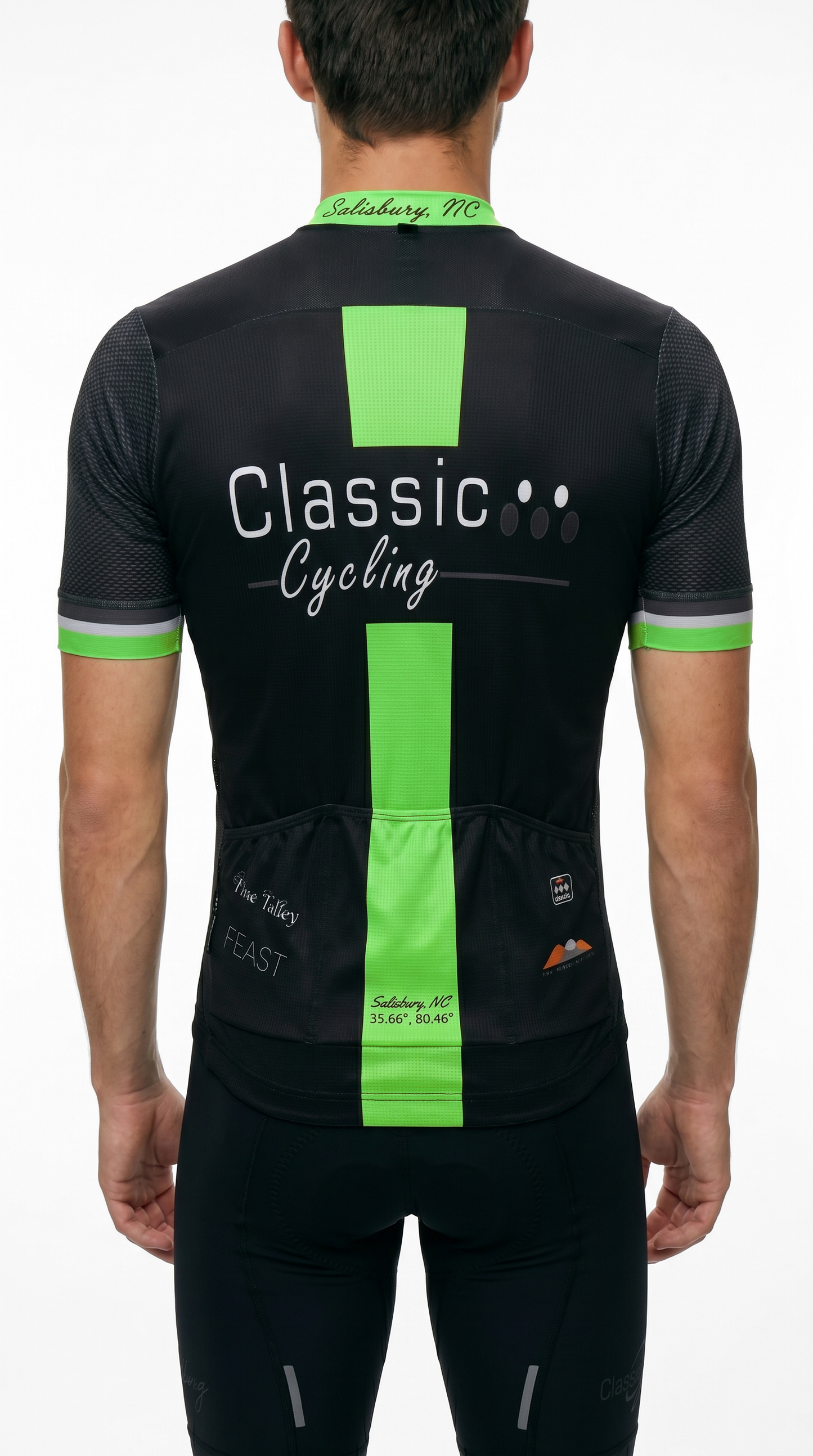 Classic Cycling Men's Pro 1.2 Jersey SAMPLE - Green