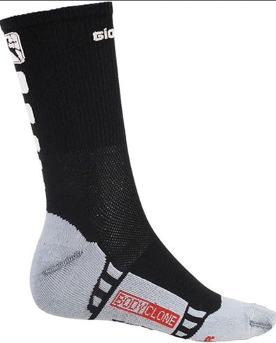 Giordana Cycling Socks Trade Tall Cuff - Black-White