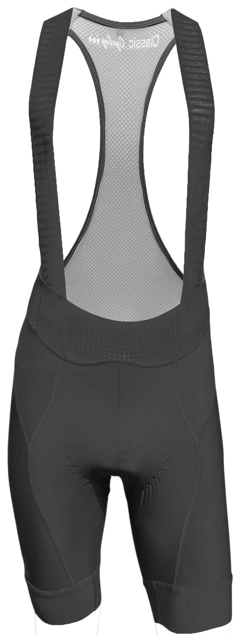 Mens Dark Grey VeloPrima Bib Shorts Front