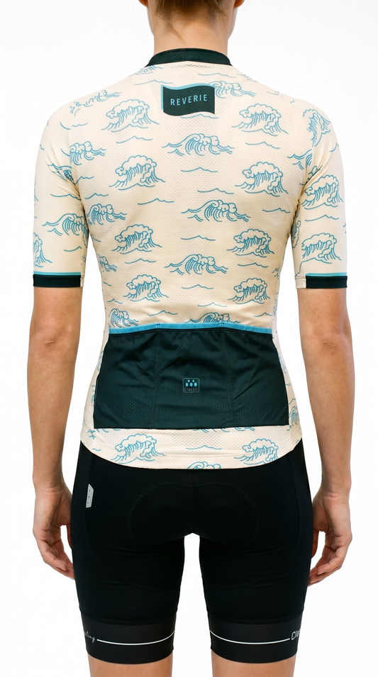 Classic Cycling Artist Series Ice Jersey - Women's - Waves