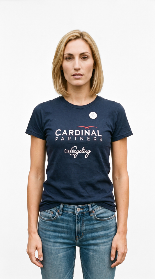 Classic Cycling - Cardinal Cycling Team Navy T-Shirt - Women's