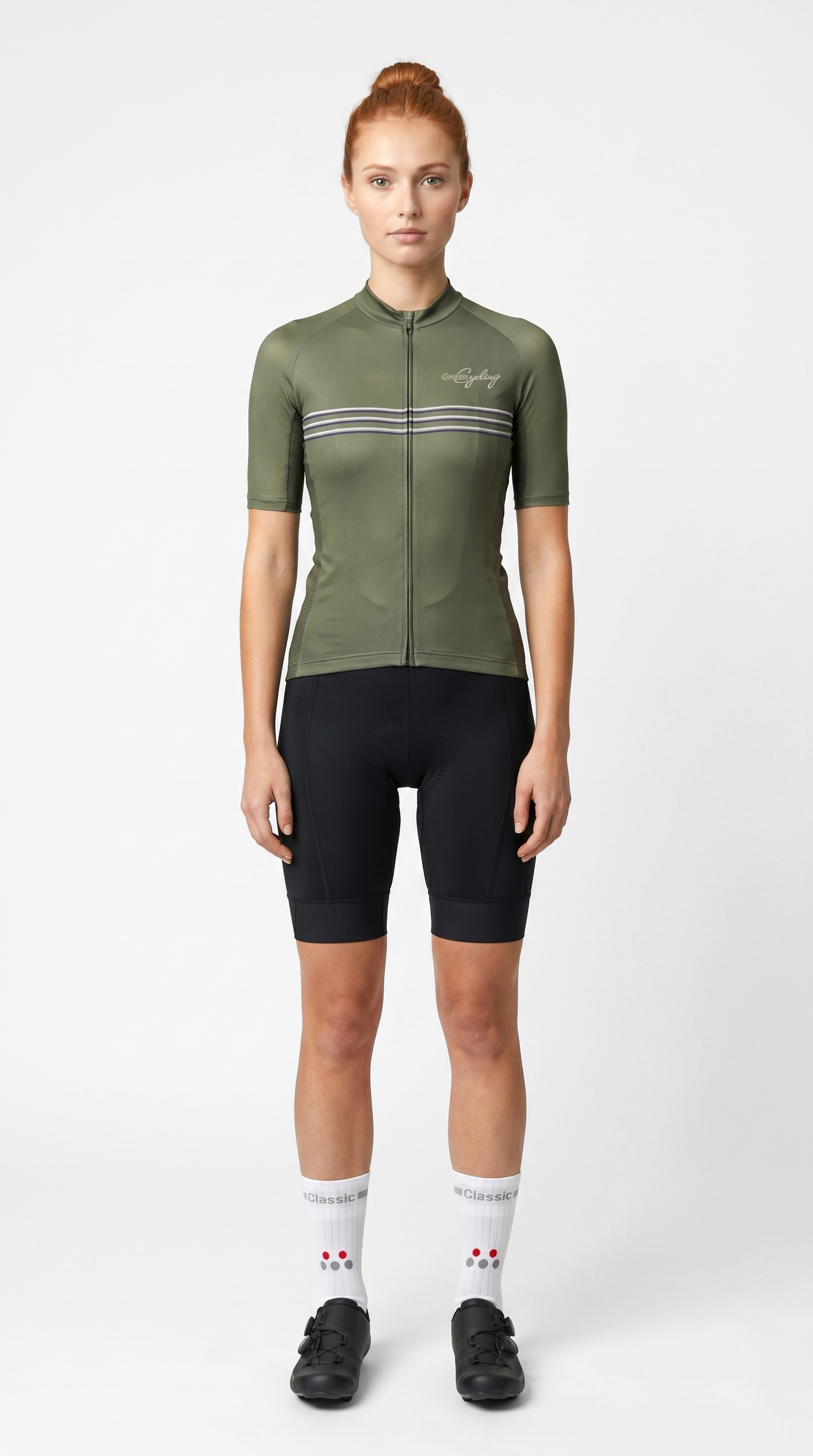 Classic Cycling Women's Flex Cycling Jersey – Olive