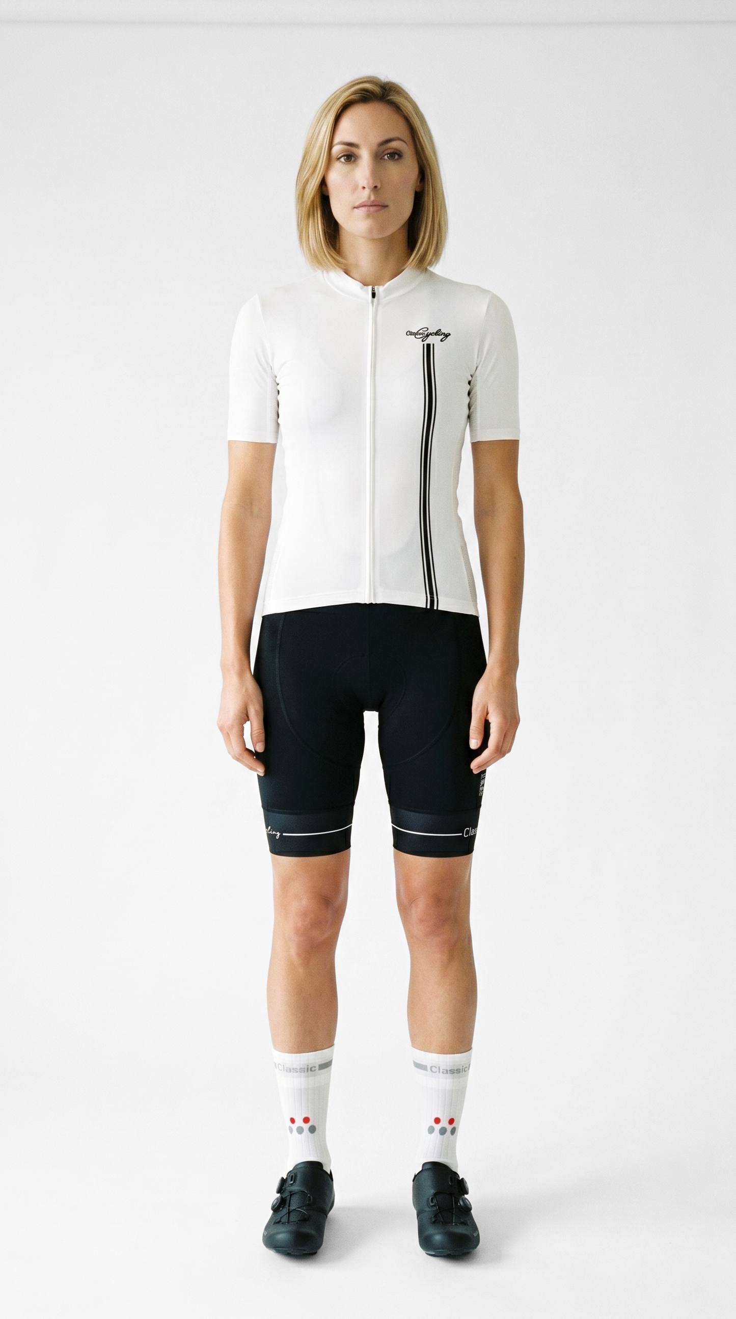Classic Cycling Women's Flex 2 Cycling Jersey – White