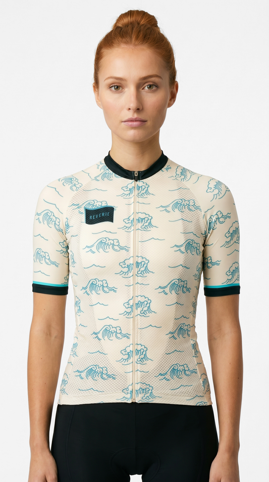 Classic Cycling Artist Series Ice Jersey - Women's - Waves