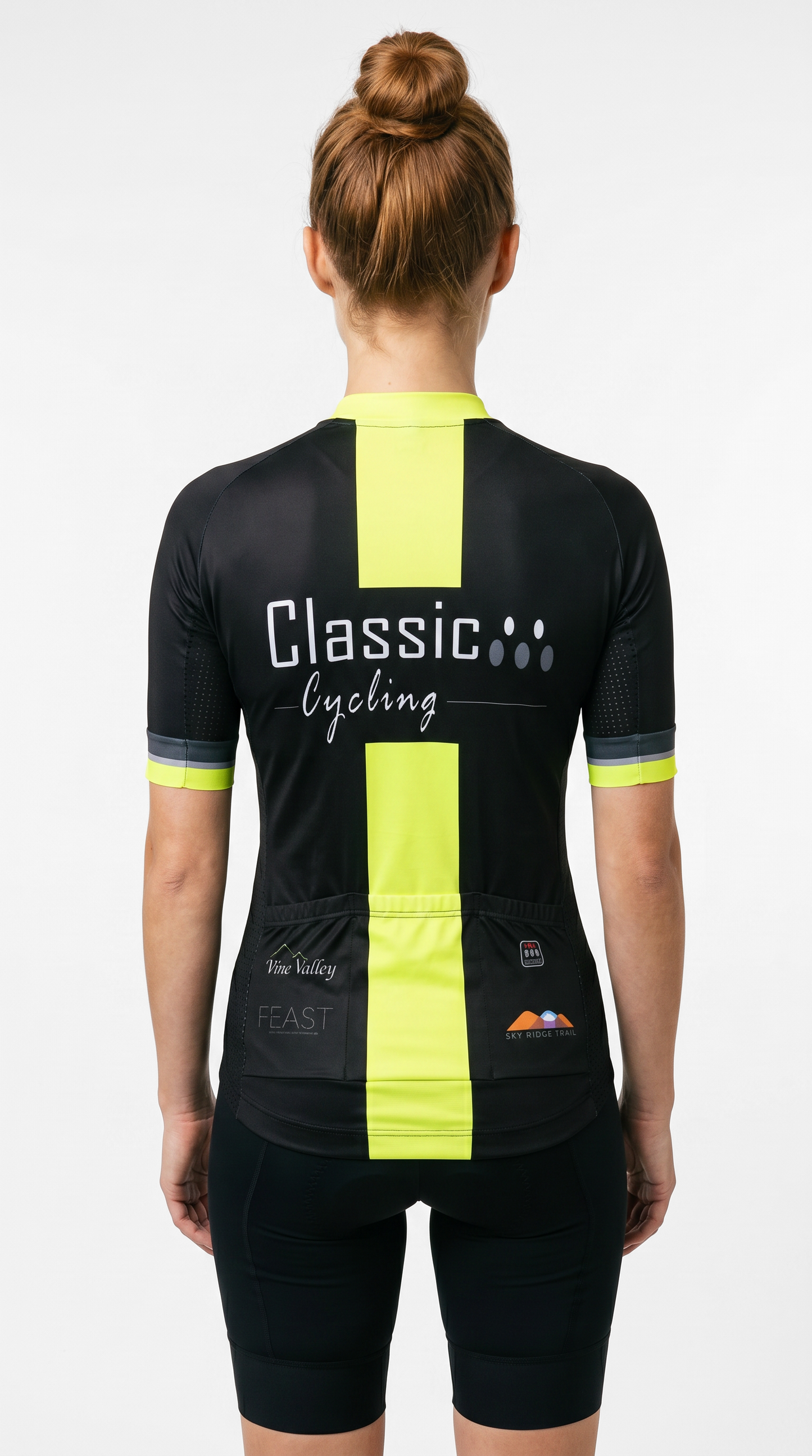 Classic Cycling Women's Metric Team Jersey - Black
